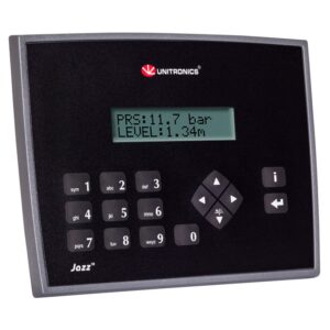 JZ20-J-T18 Jazz HMI & Keypad, 6 Digital Inputs including 2 HSC, 2 Analog/Digital Inputs, 2 Analog Inputs, 8 Transistor Outputs