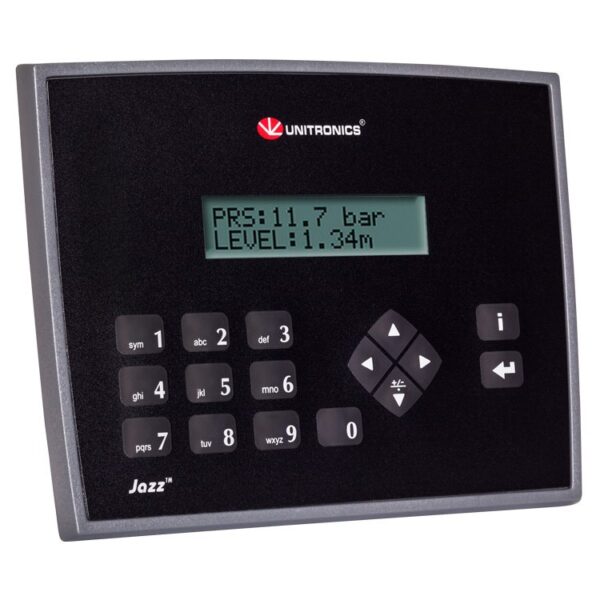 JZ20-J-R31 Jazz HMI & Keypad, 16 Digital, 2 Digital/Analog, 2 Analog Inputs, 11 Relay Outputs