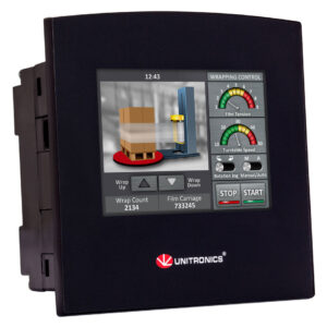 SM35-J-T20 Samba 3.5″ Touch Screen PLC & HMI, 12 Digital Inputs, including 3 HSC/Shaft-encoder Inputs, 2 Analog Inputs , 8 Transistor Outputs
