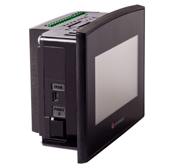 SM43-J-R20 Samba 4.3″ Touch Screen PLC & HMI, 10 Digital, 2 D/A Inputs, 8 Relay Outputs