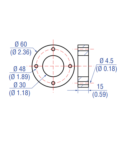 MT0162 The Temposonics Ring Magnet OD60